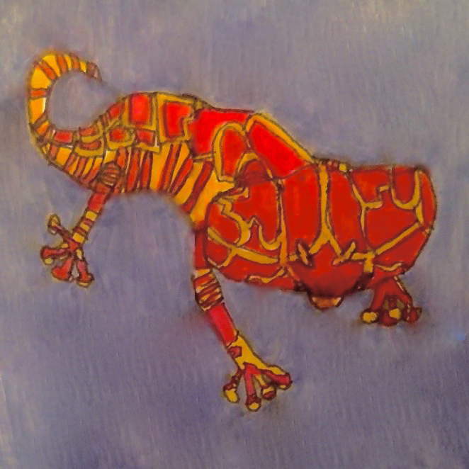 Red Flaming Salamander