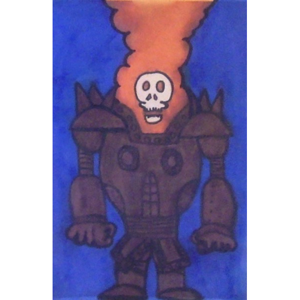 Smoking Skull Warrior